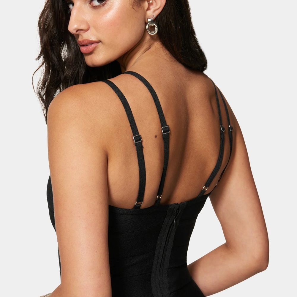 Bebe Double Strap Bandage Dress - Picture 6 of 8